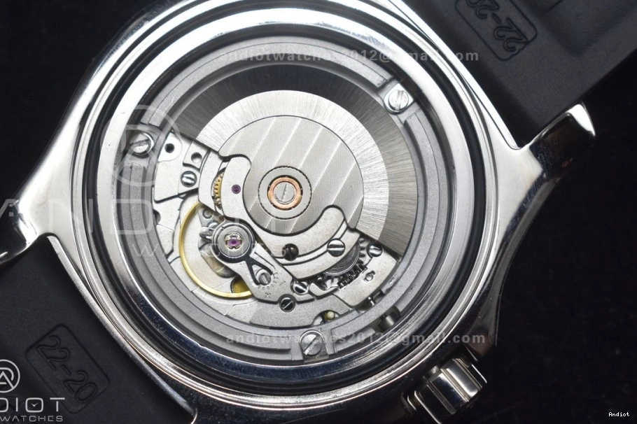 Rubber 1:1 TF 44 Black A Dial Durable Superocean Automatic Edition Bezel Black 467 Black Strap On Best 0724